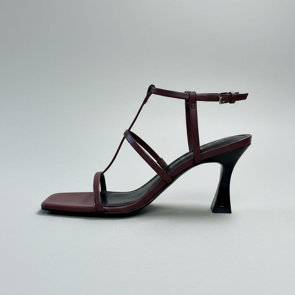 Marc Fisher brown strappy Dennie heels, size 7.5, NEW IN BOX!